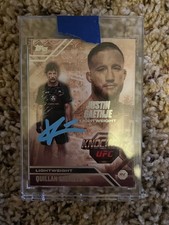 Topps UFC Octagon Successors Quillan Salkilld & Justin Gaethje AUTO JSA CERT picture