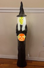 Vintage Don Featherstone Skinny Witch Blow Mold 36