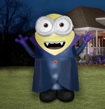Gemmy 12ft Jerry Gone Batty Minion Airblown Halloween Inflatable (New In Box) picture