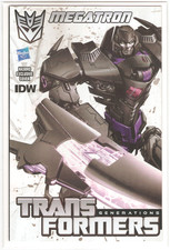 TRANSFORMERS GENERATIONS SPOTLIGHT MEGATRON #0HASBRO IDW FEB 2013 COMIC 8.0 VF picture