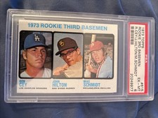 ✅1973 TOPPS #615 MIKE SCHMIDT RC RON CEY PHILADELPHIA PHILLIES HOF PSA 6 EX-MT✅ picture