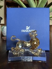 Swarovski Decoration Figurine Chinese Zodiac Tiger Shiny Orange Crystal 5301332 picture