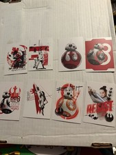 COMPLETE INSERT SET - 2017 TOPPS STAR WARS: THE LAST JEDI RESIST (8 CARDS) picture