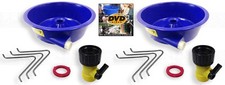 2X BLUE BOWL PAN fine GOLD recovery CONCENTRATOR + Bonus How to DVD picture