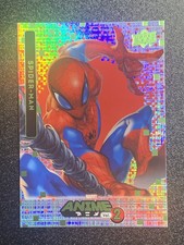 2023 UD Marvel Anime Vol 2 π₯ Spider-Man Thatched Foil π₯ picture
