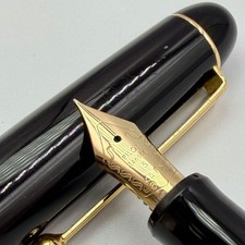 Good Condition Pilot Custom 74 Fountain Pen 14K SF Black with Converter picture