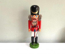 Vintage nutcracker - VEB Hodrewa Rothenthal - GDR wooden soldier -  13.5