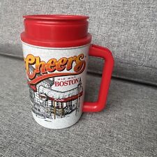 Whirley Cheers Boston Bull Finch Pub Travel Mug Cup RED Vintage Souvenir RARE picture