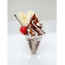 Japanese craftsman-made Fake food Chocolate parfait Highly Realistic Replica JP picture