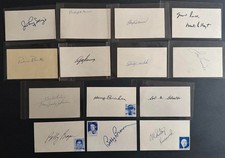 Vintage Baseball Autograph Card Lot of 14 (NO COA) Hall of Fame YANKEES picture