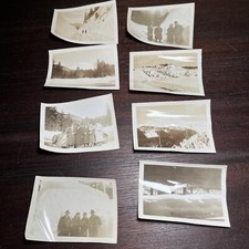 Lot 8 VINTAGE 1937 Amateur Vacation PHOTOGRAPHS Photo MT RAINIER WASHINGTON picture
