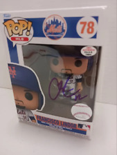 Francisco Lindor of the NY Mets signed autographed Funko Pop Figure PAAS COA 804 picture
