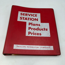 INCOMPLETE Vintage Phillips 66 Service Station Dealer Binder Manuals Mixed Lot picture