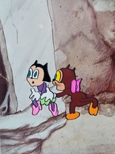 VINTAGE KRAZY KAT KITTY KAT CARTOON HAND PAINTED PRODUCTION ART ANIMATION CEL picture