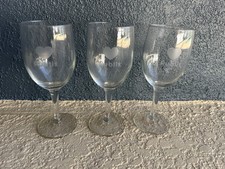 Publix Vintage Etched Heart (Love) Publix Wine Glasses Set of 3 picture