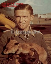 WW2 8x10 Photo WW2 Hans Philipp German Luftwaffe fighter ace with 206 O0709 picture