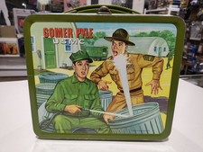 CLEAN Vintage 1966 GOMER PYLE USMC Metal Lunchbox Lunch Box Aladdin picture
