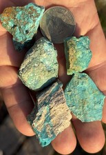☘️RR⛏️: Old Stock Chrysocolla Lot, Inspiration Mine, Miami AZ. 2.4 Oz. picture