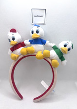 Tokyo Disney Resort Huey Dewey Louie Plush HeadBand Donald Duck picture