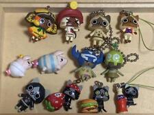 Monster Hunter Goods Strap Keychain Airou Melyn Pugee Set Lot of 12 picture