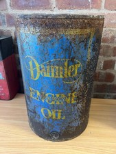 Vintage  Motor Oil Drum 25L Can Daimler Engine OIl picture