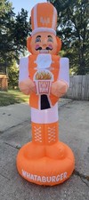 NEW Whataburger Nutcracker Holiday Inflatable Yard Decoration 7Ft Limited RARE picture