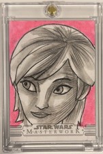 Sabine Wren 1/1 Sketch by Jeffrey C. Benitez 2025 Topps Star Wars Masterwork picture
