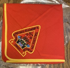 1981 Dixie Fellowship Neckerchief BSA Camp Daniel Boone Lodge 134 picture