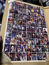 Topps 1996 Star Wars Shadow of Empire Uncut Flat 90-Card Sheet 27x40 picture