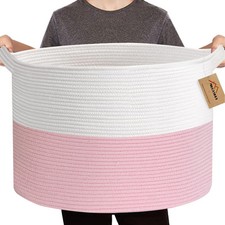 Pink Storage Baskets for Organizing, 22