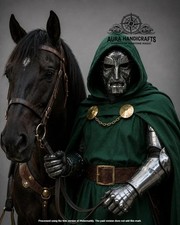 AURA D0ctor Doom Inspired Cosplay Armor Set, Dr Doom Wearable Steel Helmet picture