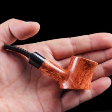 Classic Bruyere Hammer Pipe Handmade Solid Wood Vintage Small Pipe Tobacco Pipes picture