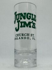 Jungle Jim's Church St Orlando FL Clear Tall Plastic Shot Glass picture