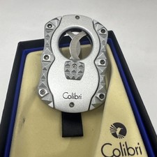 Colibri Quasar Cut Guillotine Cigar Cutter - Silver - New picture