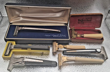Lot of 7 Vintage Schick Razors Injector Adjustable Band Super II Eversharp picture