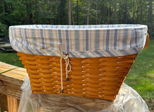 NEW Longaberger Hostess Classic Oval Laundry Basket Combo-Basket/Protector/Liner picture