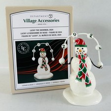 Dept 56 Christmas Village Accessories Lucky the Snowman 2024 #6014558 picture