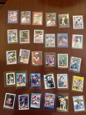 124 miscellaneous signed MLB trading cards picture
