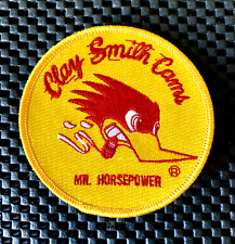 CLAY SMITH CAMS MR. HORSEPOWER EMBROIDERED SEW ON ONLY PATCH CAMSHAFTS 3 1/2 NOS picture