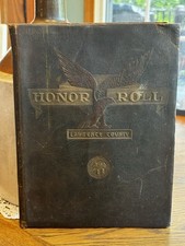 Antique WWI Military Yearbook Lawrence County OHIO World War Military Roster picture