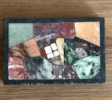Antique Grand Tour Marble Pietra Dura Stone Specimen Sample Objet D'Art Italy picture