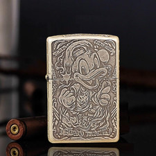 Antique Silver Donald Duck Zippo Lighter US Shipping picture