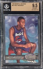 1997-98 METAL UNIVERSE #42 TRACY MCGRADY BGS 9.5 picture