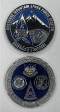 Cheyenne Mountain Space Force NORAD USNORTHCOM Space Command 2.25 Challenge Coin picture