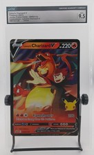 CGC Mint+ 9.5 Lance's Charizard V Pokémon (2021) Jumbo Promo Cards- SwSh133 picture
