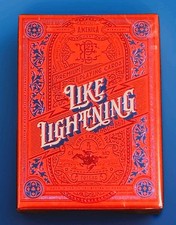 Like Lightning Cobalt Edition Playing Card Deck New Sealed USPCC #313/500 picture