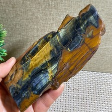 Natural tiger's-eye Rough Raw Stone Rock Specimen Reiki healing 275g #689 picture