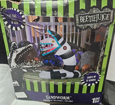 Gemmy 3ft Tall Beetlejuice Sandworm Halloween Inflatable picture