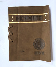 1928 University of Richmond Commencement Program Leather Booklet Westhampton picture