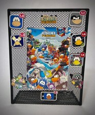 Disney Club Penguin App Staff Employee Exclusive Pin Set and Stand picture